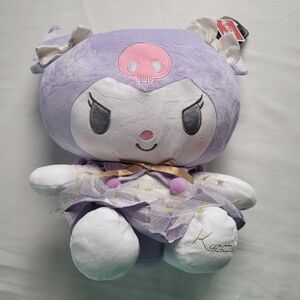 Kuromi Sanrio Purple Plush Stuffed Toy 15" NWT